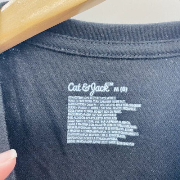 Cat & Jack Youth Girls Medium 8 Short Sleeve Lightning Bolt Graphic Tee 2058 - Picture 4 of 5